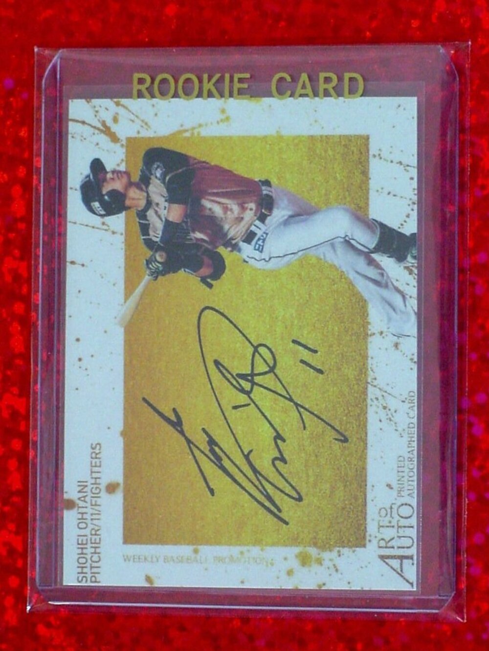 Shohei Ohtani 2014 Art Auto Facsimile Signature Card